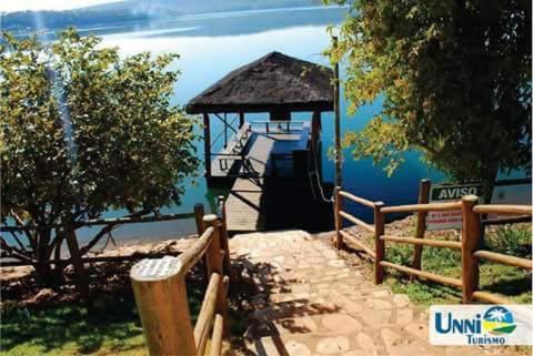 Aldeia Do Lago C204- Com Cozinha , Churrasqueira E Bebidas Liberadas No Parque Aquatico, Internet Banda Larga, Ponto Recarga De Carro Eletrico Калдас Новас Екстериор снимка